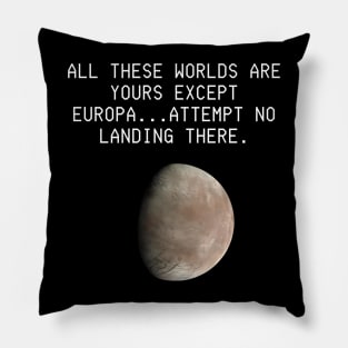 Europa - 2010 A Space Odyssey Juno Photo Pillow