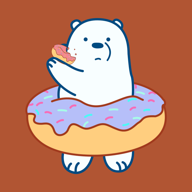 Ice Bear We Bare Bears Donut by MMTees