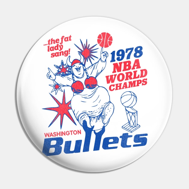 Defunct Washington Bullets 1978 World Champs Pin by Defunctland