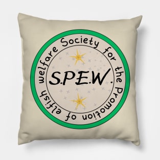 SPEW Badge Pillow