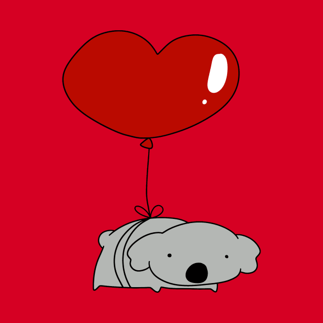 Heart Balloon Koala by saradaboru