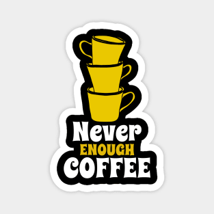 Never Enough Coffee Magnet