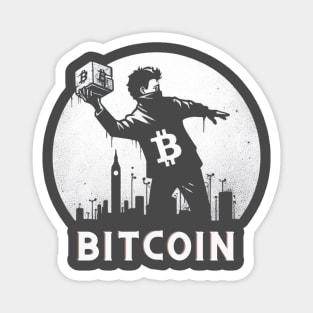 Bitcoin - Crypto Political Design Magnet