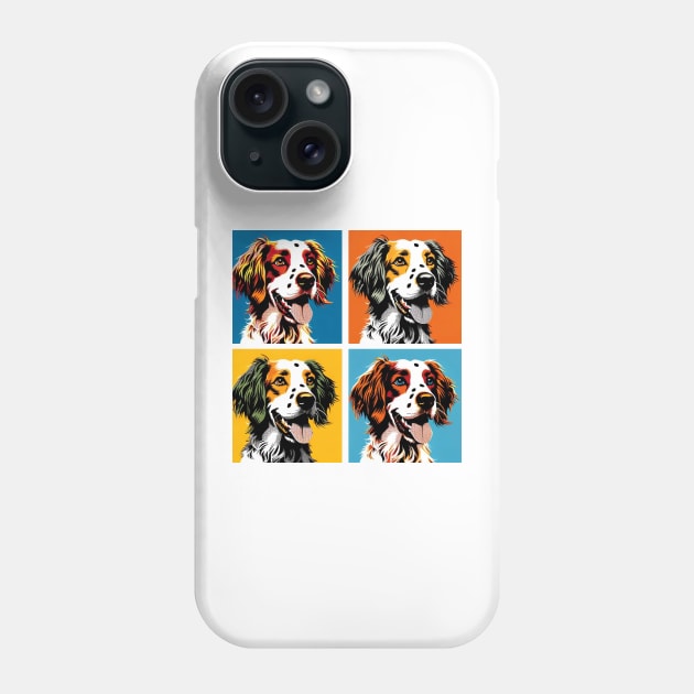 Brittany Pop Art - Dog Lover Gifts Phone Case by PawPopArt