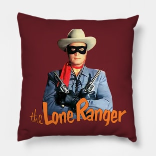 The Lone Ranger - Guns -  Clayton Moore - 40s Tv Western Pillow