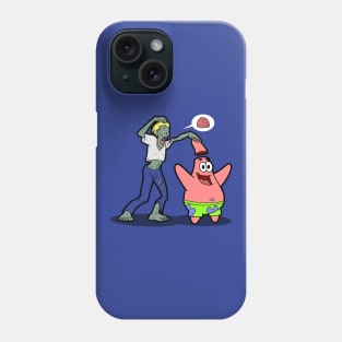 Funny Zombie No Brains Horror Cartoon Gift For Zombie Lovers Phone Case