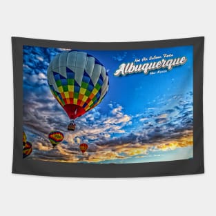 Albuquerque Hot Air Balloon Fiesta Tapestry