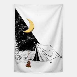 Night camp Tapestry