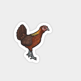 Red Junglefowl Magnet