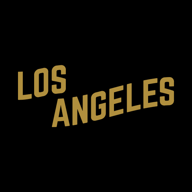 Los Angeles City Typography by calebfaires