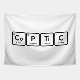 Coptic Elements Black Tapestry