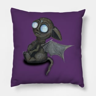 Cute dragon creature Pillow