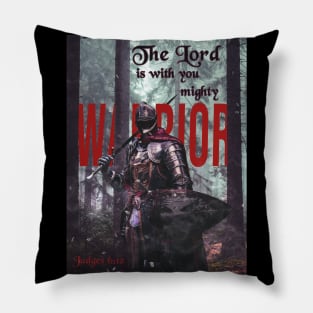 Judges 6:12 Knight Pillow