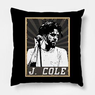 80s Style J. Cole Pillow