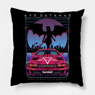 "AVE SATANAS" Pillow