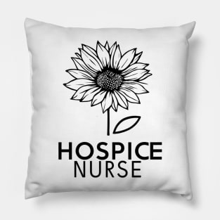 Hospice Nurse " sunflower " Pillow