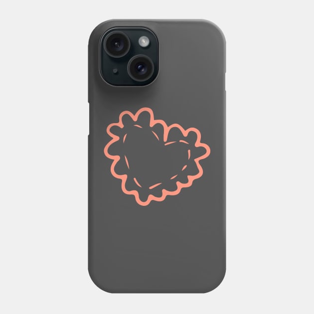 heart shape cookie Phone Case by Happycactus