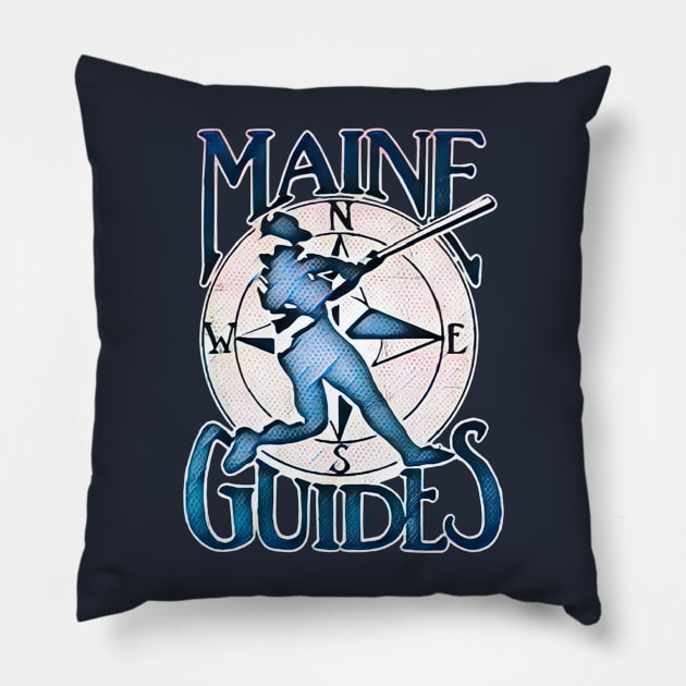 Maine Guides Baseball Pillow by Kitta’s Shop