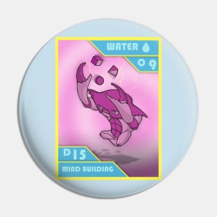 Mind Building Monster Crab Pin