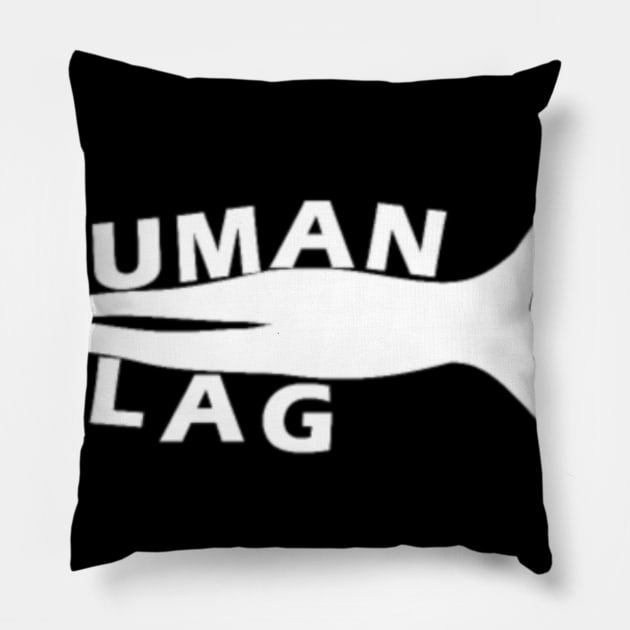 Human Flag Pillow by LailaLittlerwm