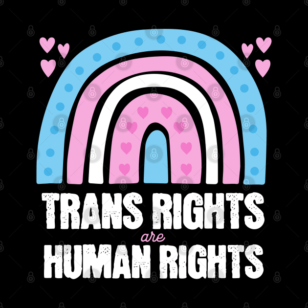 Trans Rights are Human Rights Trans Flag by PUFFYP