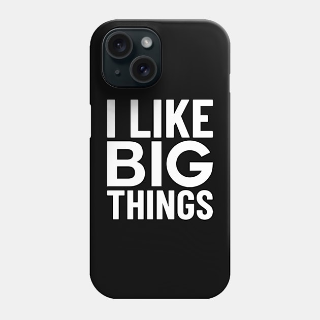 I Like Big Things Phone Case by santelmoclothing