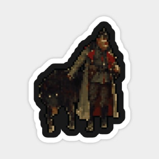 Scythe Saxony Empire Pixel Design - Board Game Inspired Graphic - Tabletop Gaming Magnet