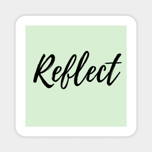 Reflect - Mint Background Magnet