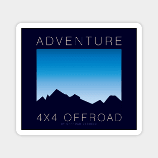 4x4 Offroad Adventure - Blue Skies Magnet
