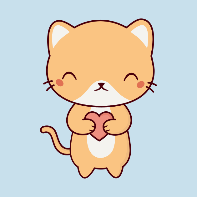 Kawaii Cute Kitten Cat by happinessinatee