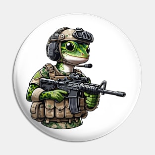 Tactical Gecko Pin