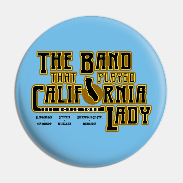 California Lady Tour Pin by ATBPublishing