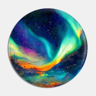 Northern Lights Aurora Borealis Pin