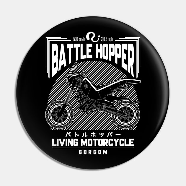 Battle Hopper Pin by SquidStudio