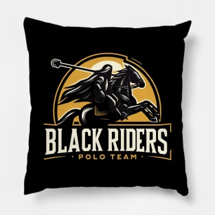 Black Riders Polo Team - Fantasy Funny Pillow