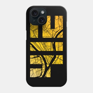 Pittsburgh 412 Map Phone Case