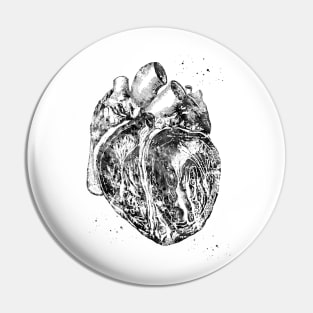 Heart section Pin