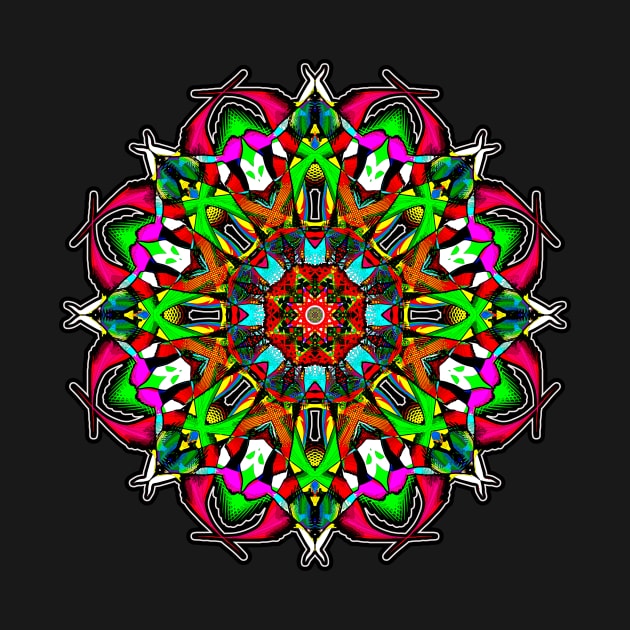 Festive Mandala Eye Candy by crunchysqueak