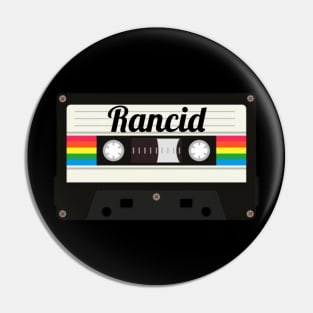 Rancid / Cassette Tape Style Pin