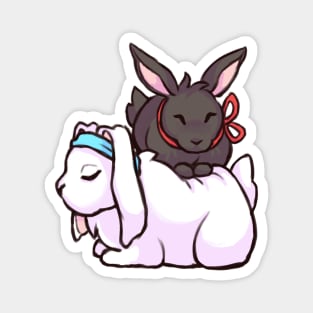 Wangxian bunnies Magnet