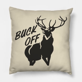 Buck off Pillow