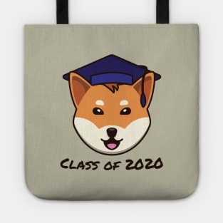 Cute graduated Shiba Inu | Class of 2020 Tote