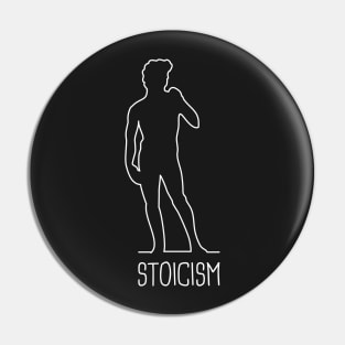 Greek Statue - Stoicism Pin