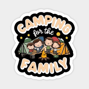 Camping For Family Magnet