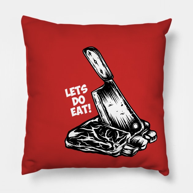 Lets Do Eat Pillow by Stayhoom