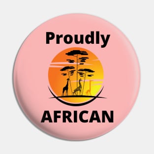 Proud African Pin