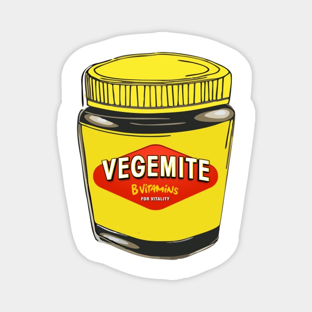 B Vitamins For Vitality vegemite Best t-shirt Magnet by zolazilabi