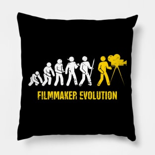 Funny Filmmaker Evolution Pillow