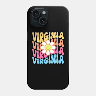 Virginia Groovy Daisy Travel Wanderlust State Phone Case