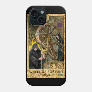 Wheel Of Fortune. Major Arcana Tarot Card. Phone Case